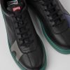 Men CamperLab Sneakers | Black Leather Sneakers For Men