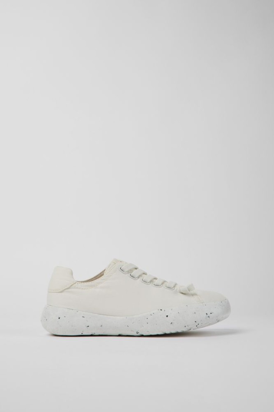 Women CamperLab Sneakers | White Textile Sneakers For Women