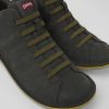 Men CamperLab Casual Shoes | Dark Gray Nubuck Ankle Boots For Men