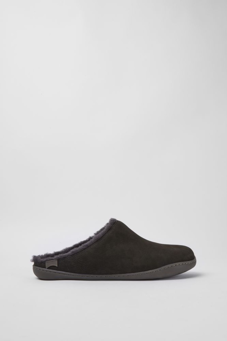 Men CamperLab Casual Shoes | Dark Grey Nubuck Shoes For Men