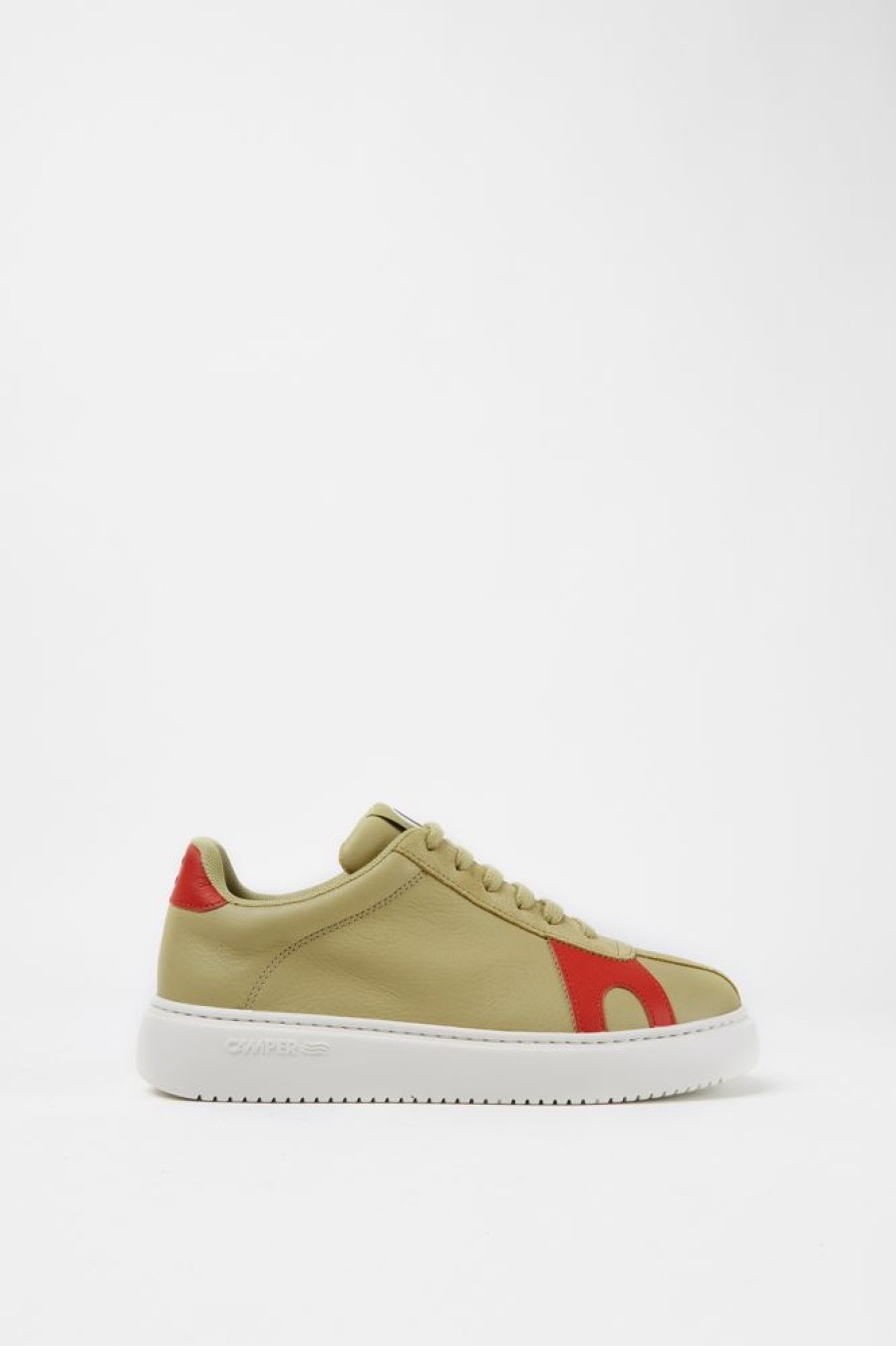 Women CamperLab Sneakers | Beige Suede And Leather Sneakers