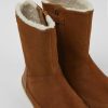 Kids CamperLab Boots | Brown Nubuck And Leather Boots