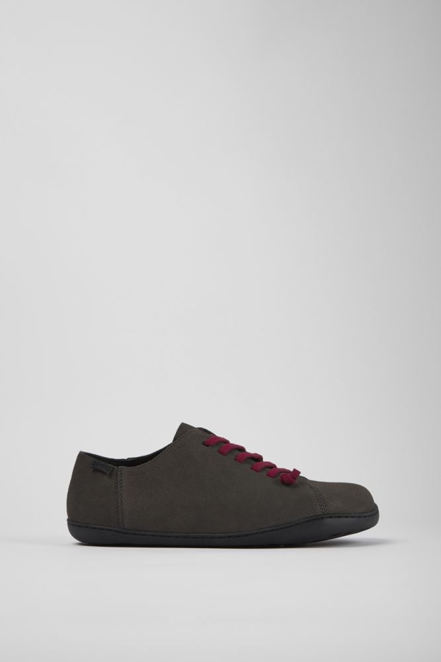 Men CamperLab Casual Shoes | Gray Nubuck Shoes For Men