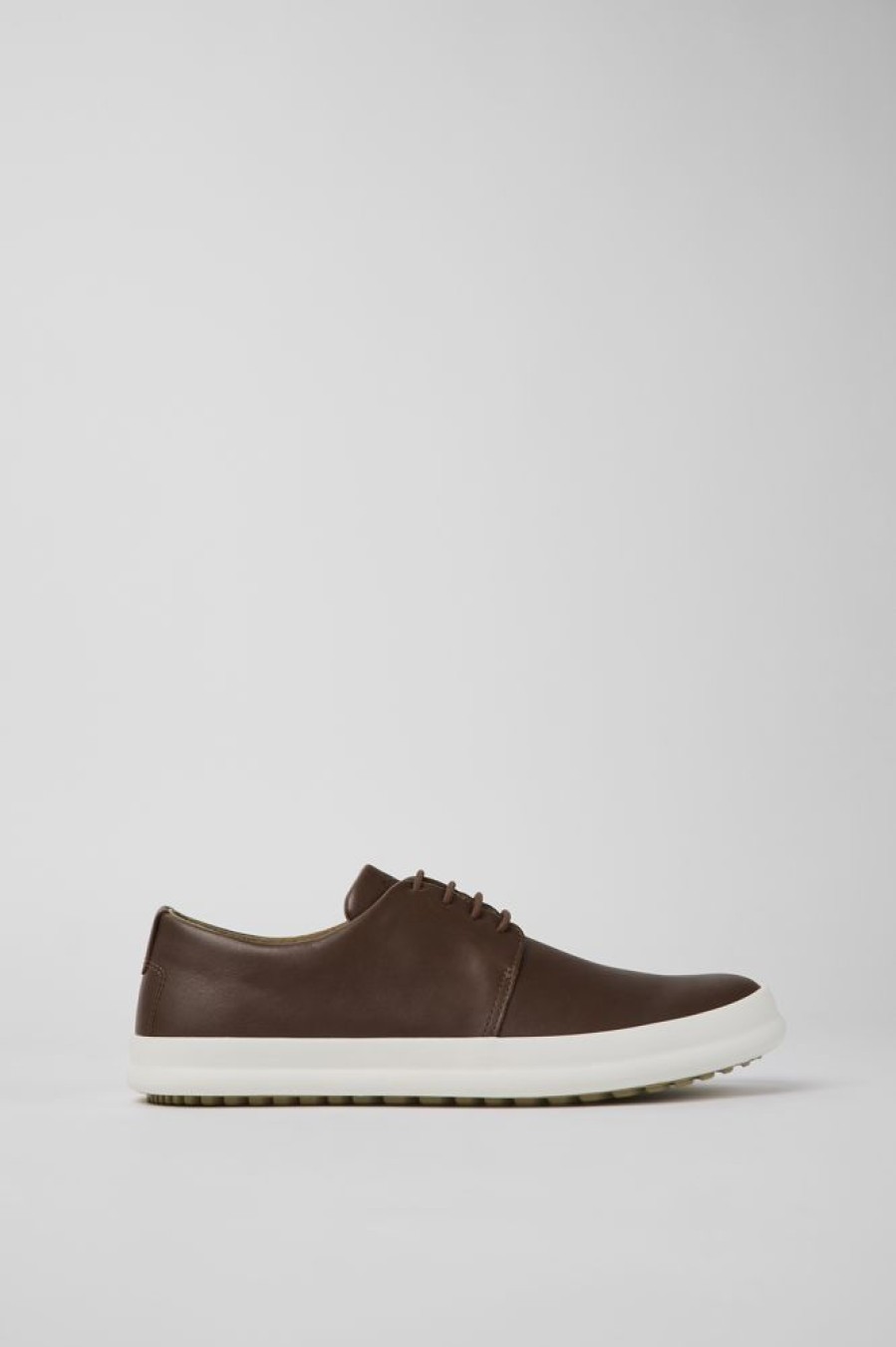 Men CamperLab Casual Shoes | Brown Leather Shoes For Men