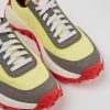 Men CamperLab Sneakers | Multicolored Textile And Nubuck Sneakers For Men