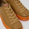 Men CamperLab Sneakers | Brown Leather Sneakers