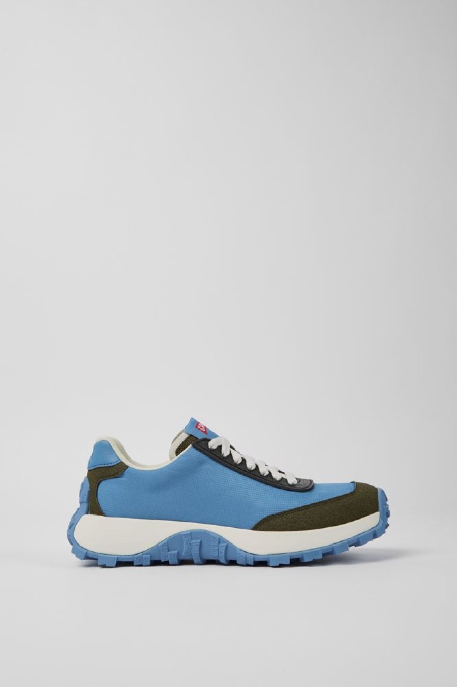 Women CamperLab Sneakers | Blue Textile And Nubuck Sneakers For Women