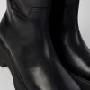 Women CamperLab Boots | Black Leather High Boots For Women