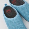 Men CamperLab Slippers | Blue Wool And Viscose Slippers For Men