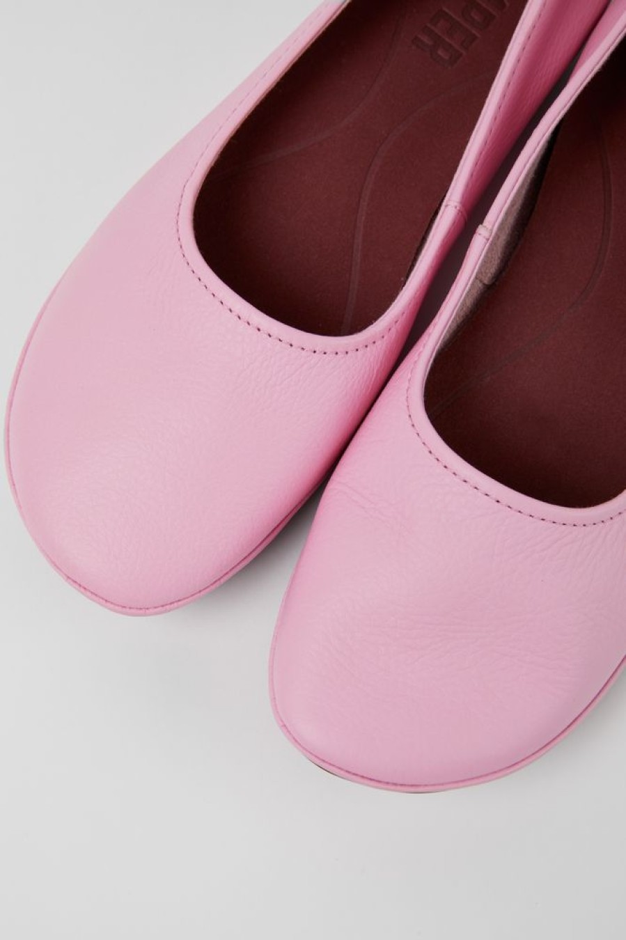 Women CamperLab Formal Shoes | Pink Leather Shoes For Women