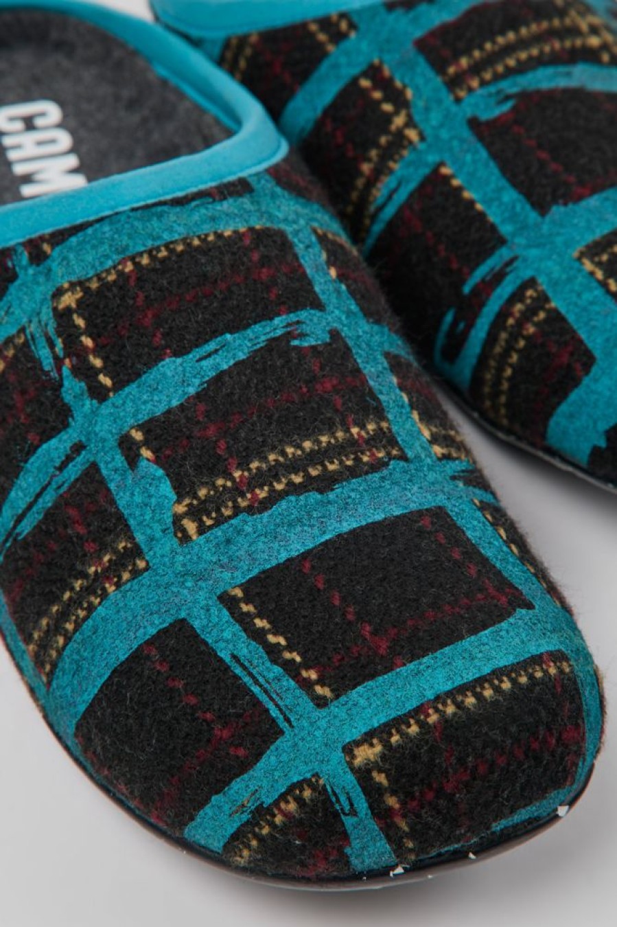 Men CamperLab Slippers | Multicolored Recycled Wool Slippers For Men