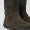 Women CamperLab Boots | Gray Nubuck Boots For Women