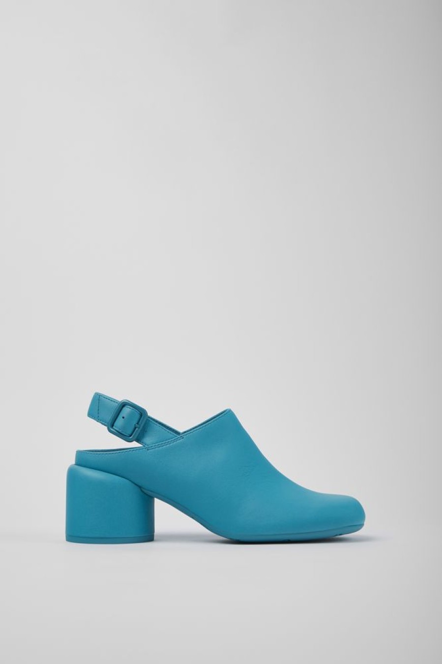 Women CamperLab Heels | Blue Leather Heels For Women