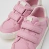 Kids CamperLab Sneakers | Pink And White Sneakers For Kids