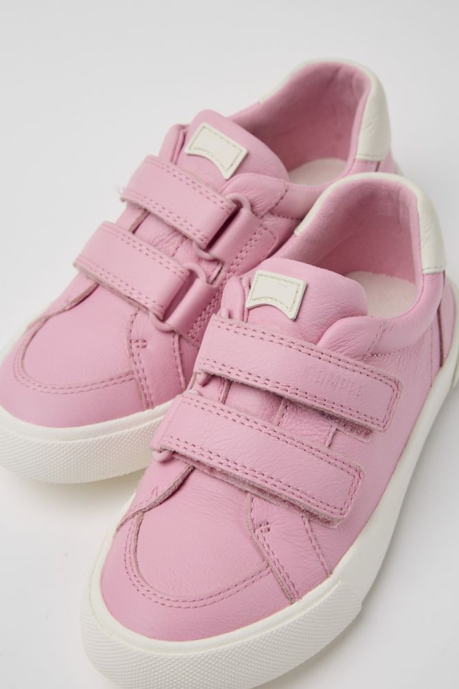 Kids CamperLab Sneakers | Pink And White Sneakers For Kids