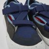 Men CamperLab Sneakers | Blue And Gray Leather And Textile Semi-Open Sneakers For Men