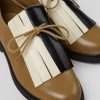 Women CamperLab Formal Shoes | Brown Leather Shoe For Women