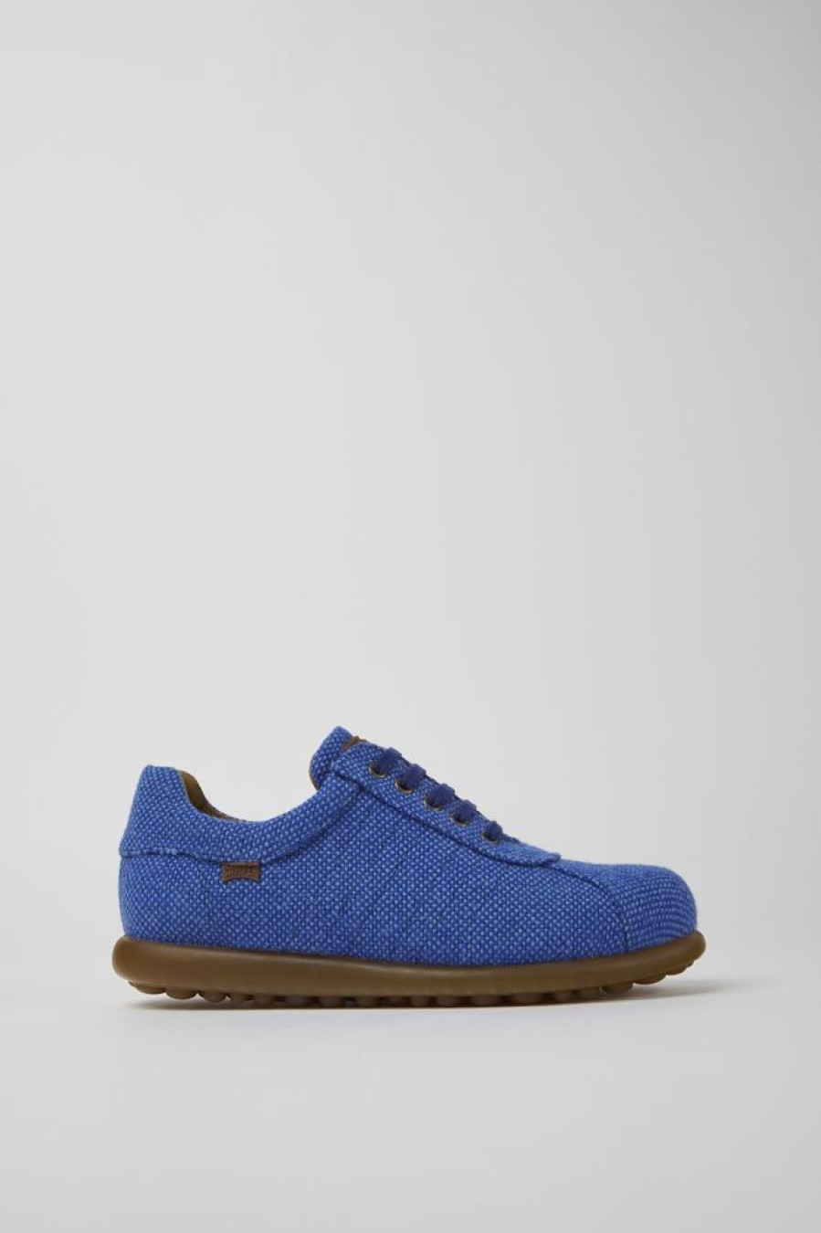 Men CamperLab Casual Shoes | Blue Wool, Viscose, And Leather Shoes For Men