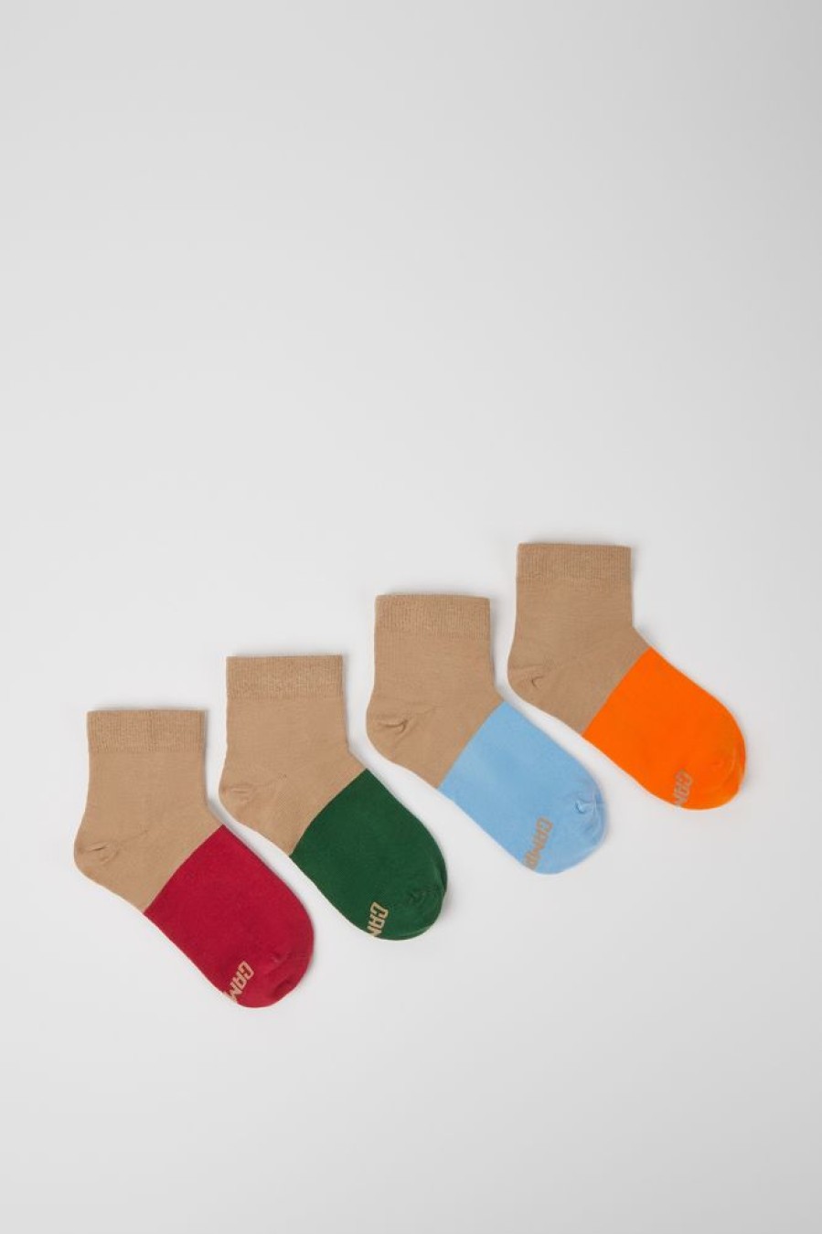 Women CamperLab Socks | Four Multicolored Individual Unisex Socks