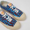 Women CamperLab Sneakers | Blue And Burgundy Sneakers For Women