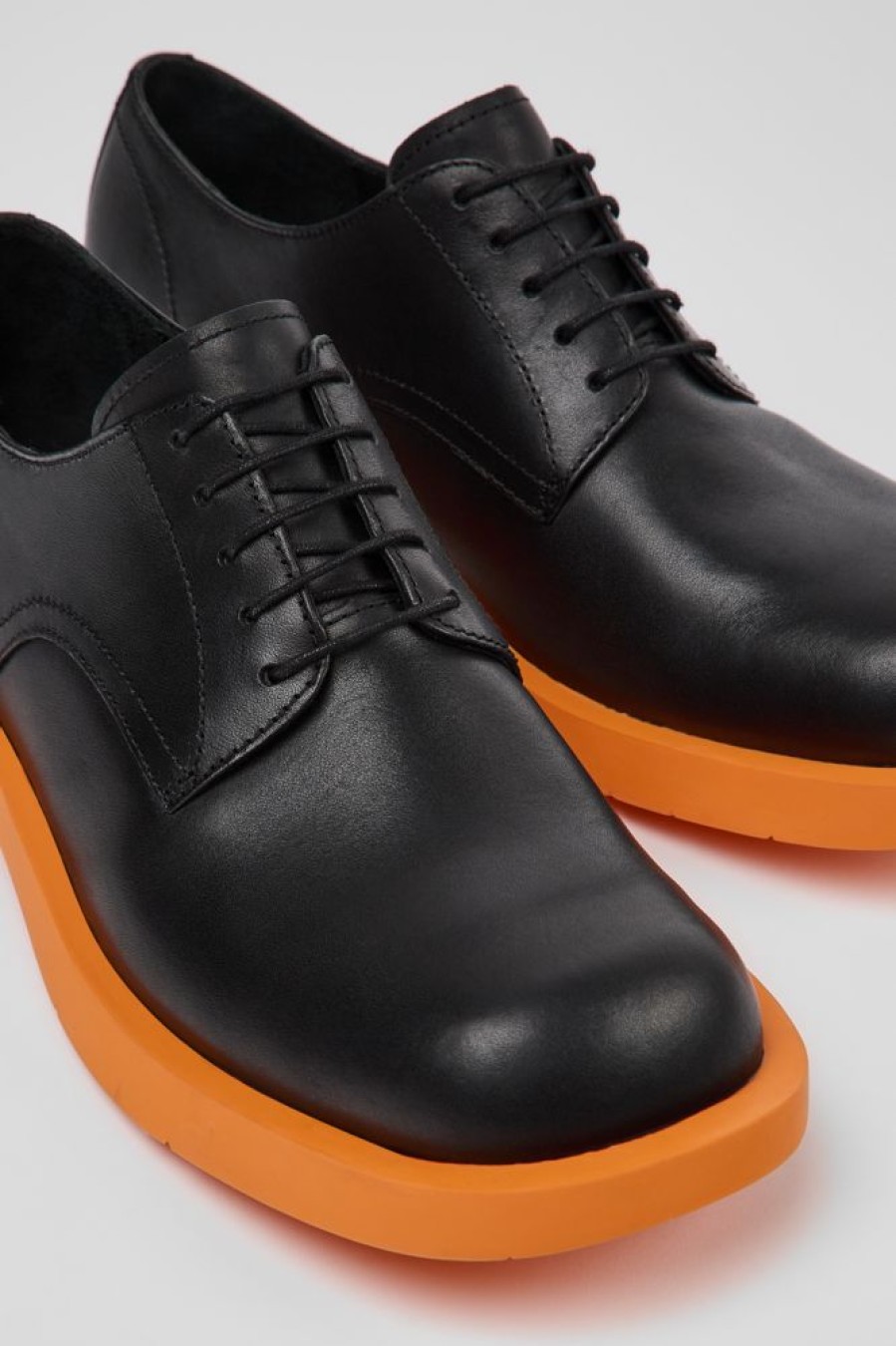 Men CamperLab Formal Shoes | Black Leather Shoes For Men