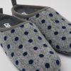 Women CamperLab Slippers | Gray And Blue Wool Slippers For Women