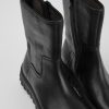 Women CamperLab Ankle Boots | Black Leather Boots For Women