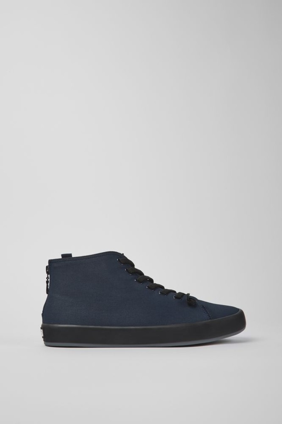 Men CamperLab Sneakers | Navy Blue Textile Sneakers For Men