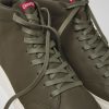 Men CamperLab Sneakers | Green Leather Sneakers For Men