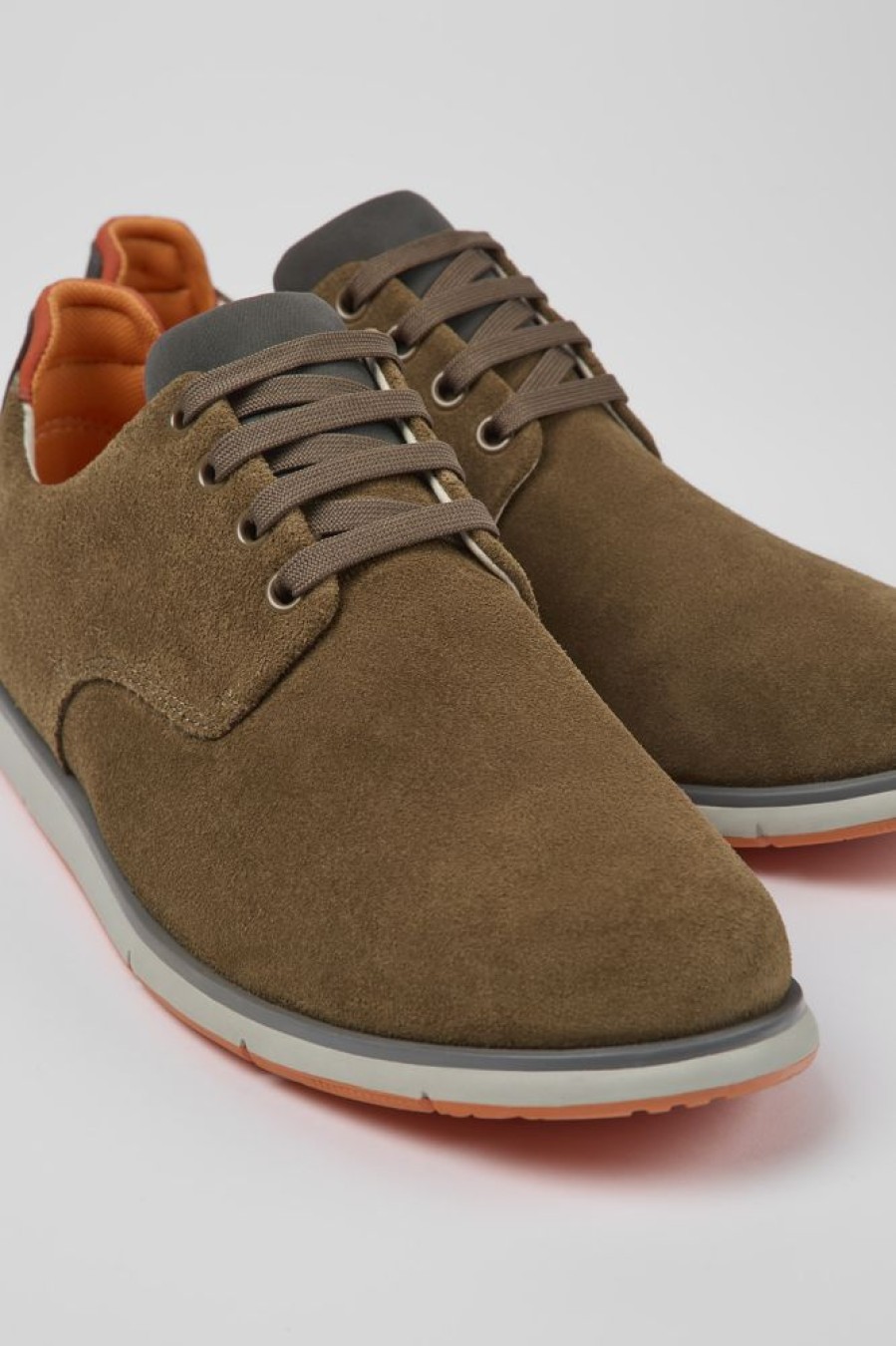 Men CamperLab Casual Shoes | Brown Formal Shoes For Men