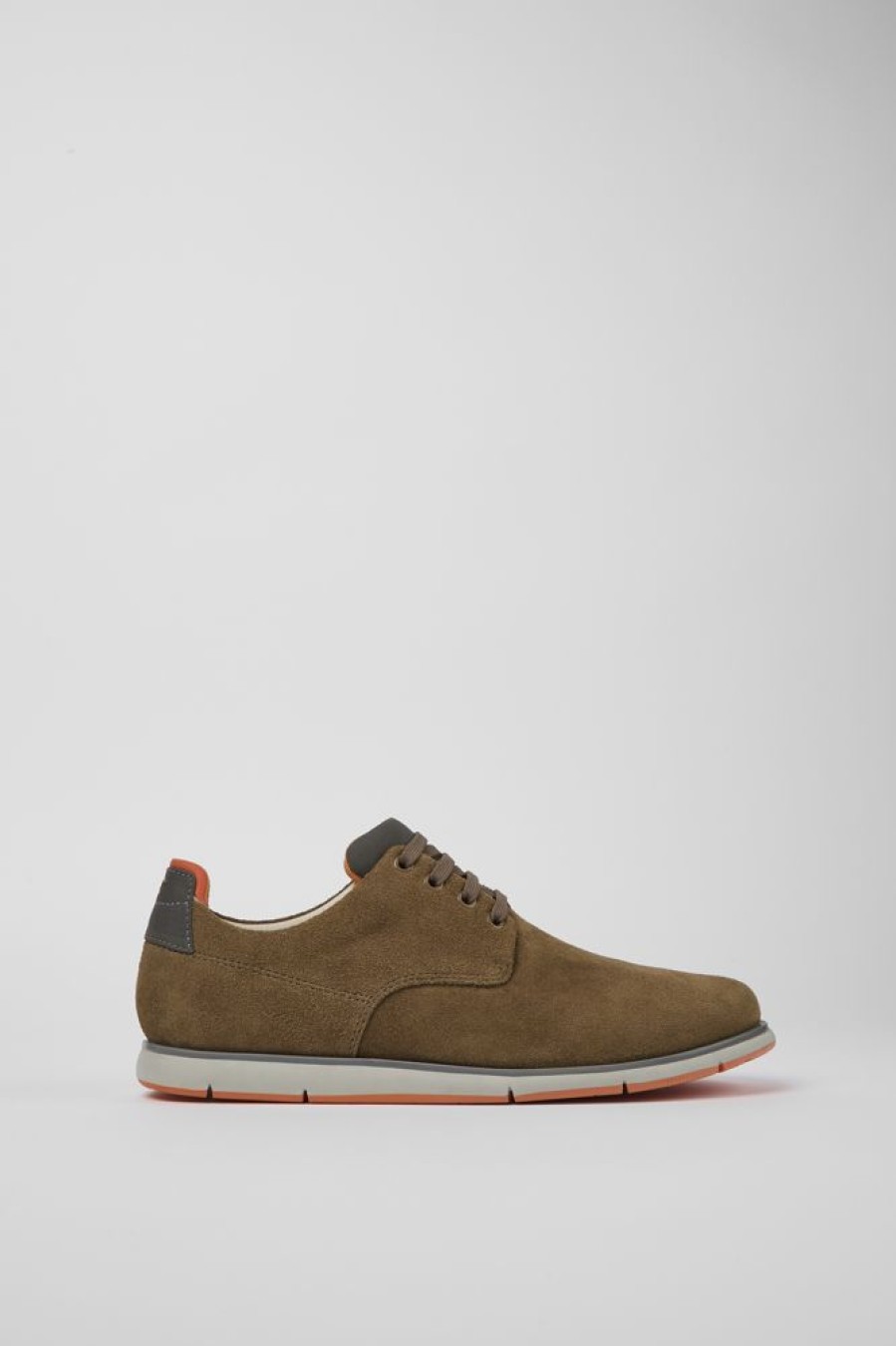 Men CamperLab Casual Shoes | Brown Formal Shoes For Men