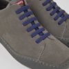 Men CamperLab Sneakers | Gray Nubuck Sneakers For Men