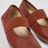 Kids CamperLab Ballerinas | Red Leather Ballerinas For Kids