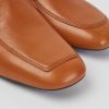 Women CamperLab Formal Shoes | Brown Leather Shoes For Women