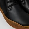 Men CamperLab Ankle Boots | Black Leather Desert Boot For Men