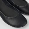 Women CamperLab Flat Shoes | Black Ballerinas For Women