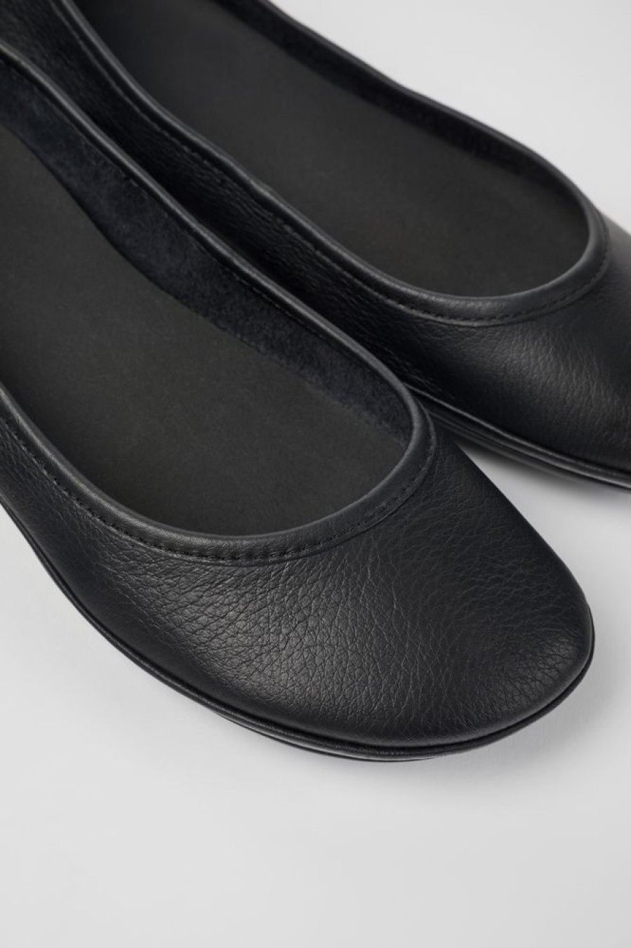 Women CamperLab Flat Shoes | Black Ballerinas For Women