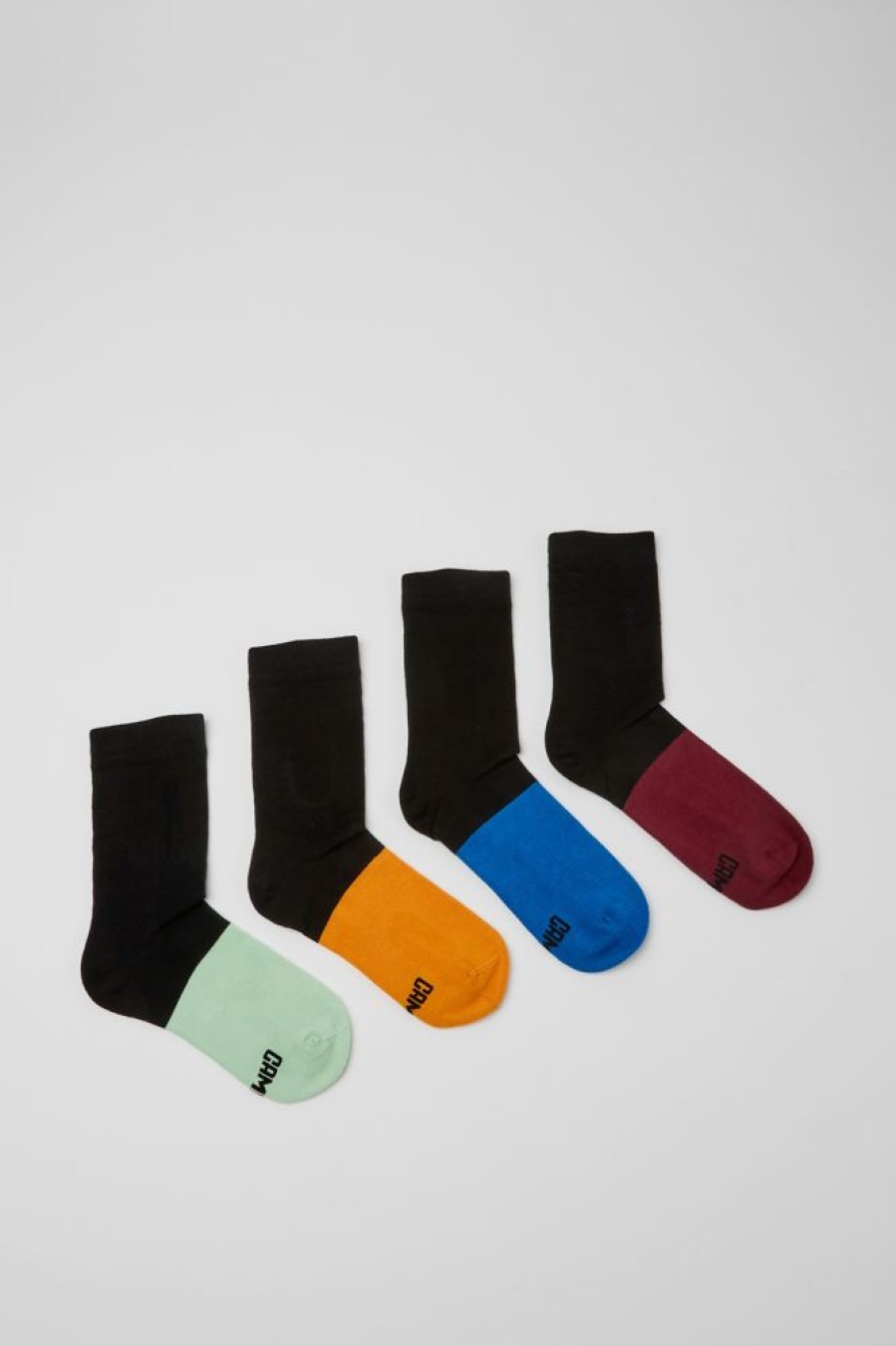 Women CamperLab Socks | Four Multicolored Unisex Socks