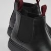 Kids CamperLab Boots | Black Leather Chelsea Boots For Kids