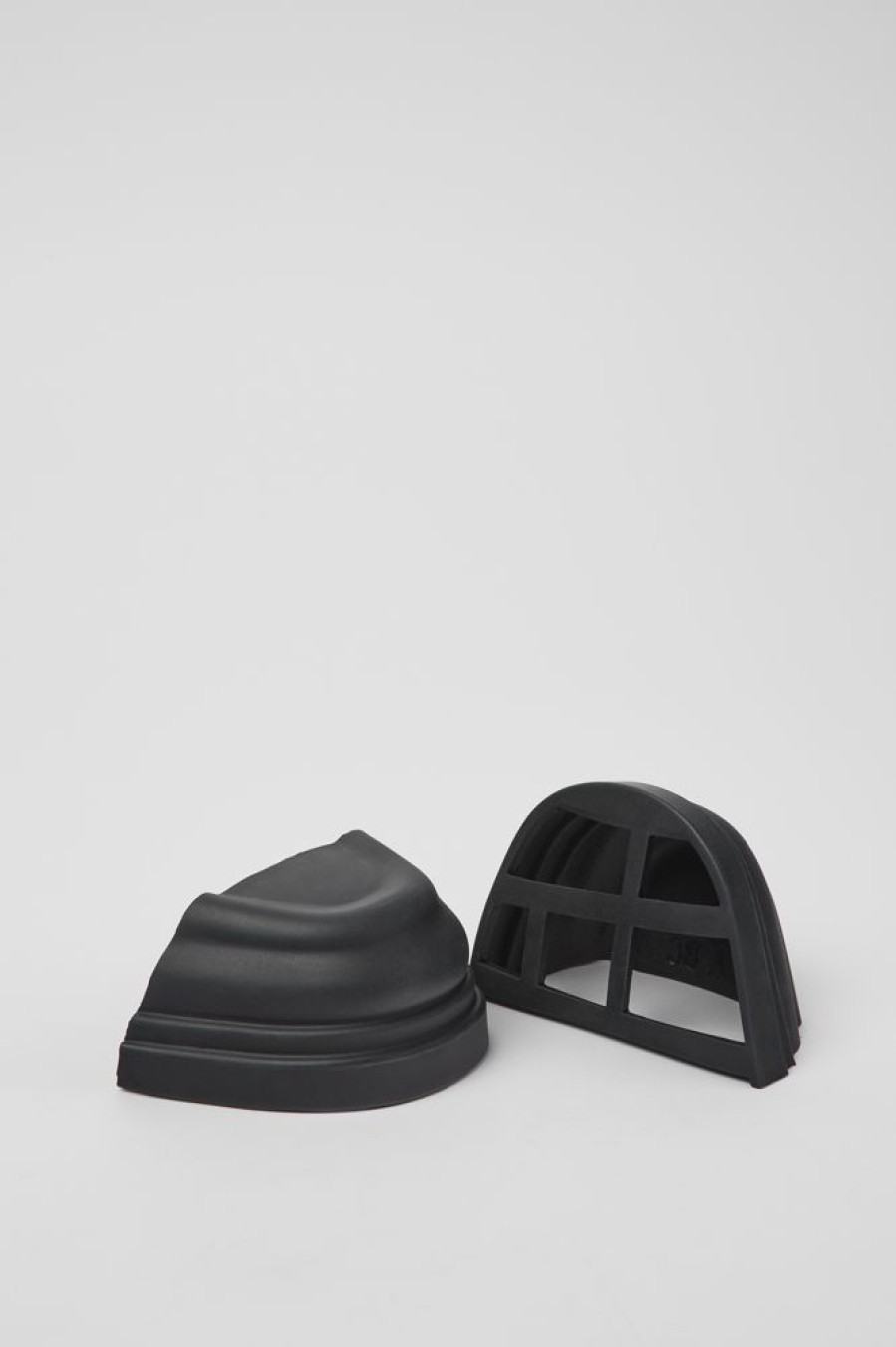 Women CamperLab Junction Toe Caps | Black Rubber Toe Caps