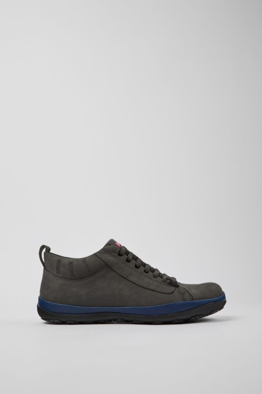 Men CamperLab Casual Shoes | Gray Nubuck Shoes For Men