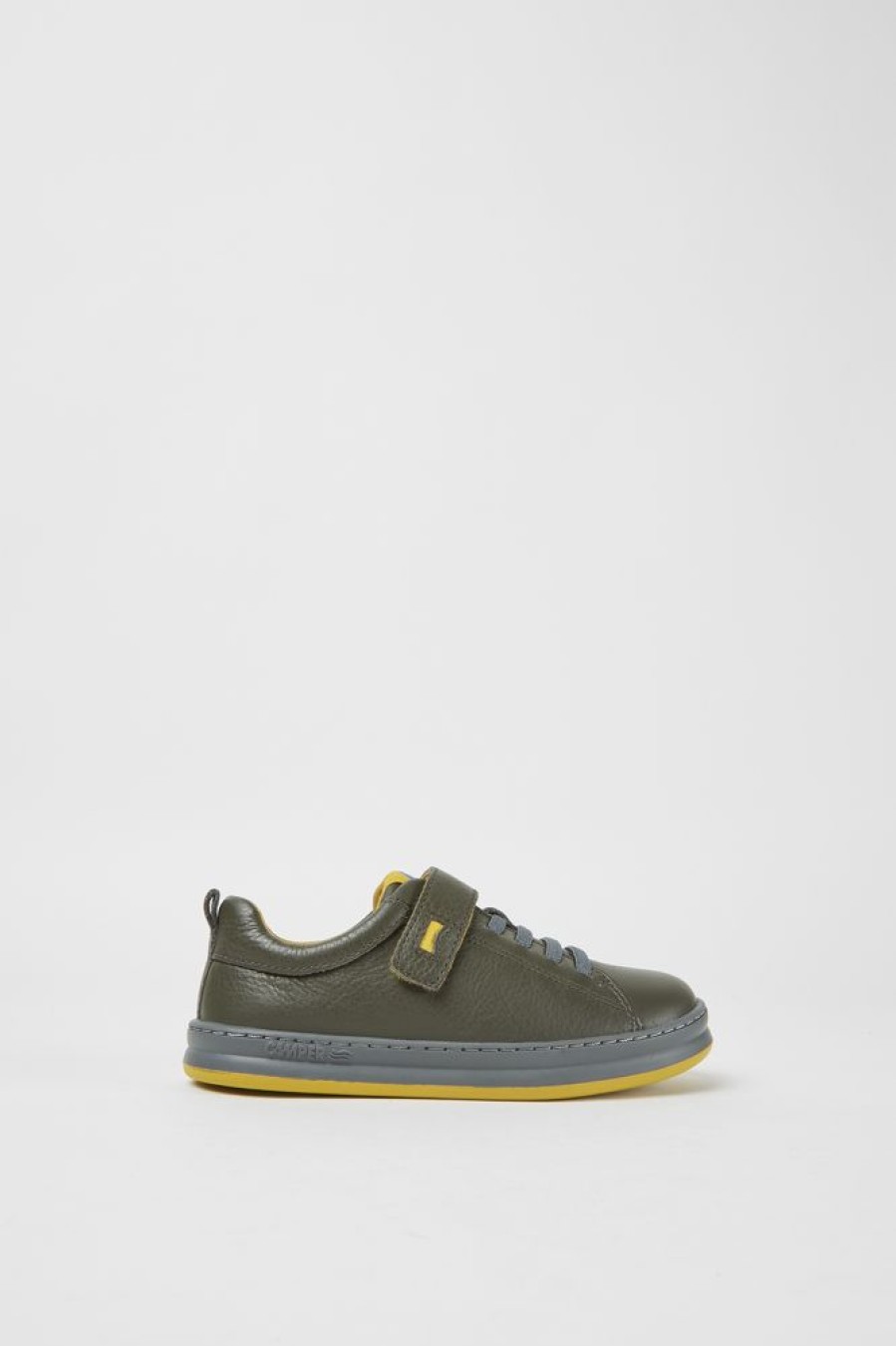 Kids CamperLab Sneakers | Green Leather Sneakers