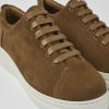 Women CamperLab Sneakers | Brown Nubuck Sneakers For Women