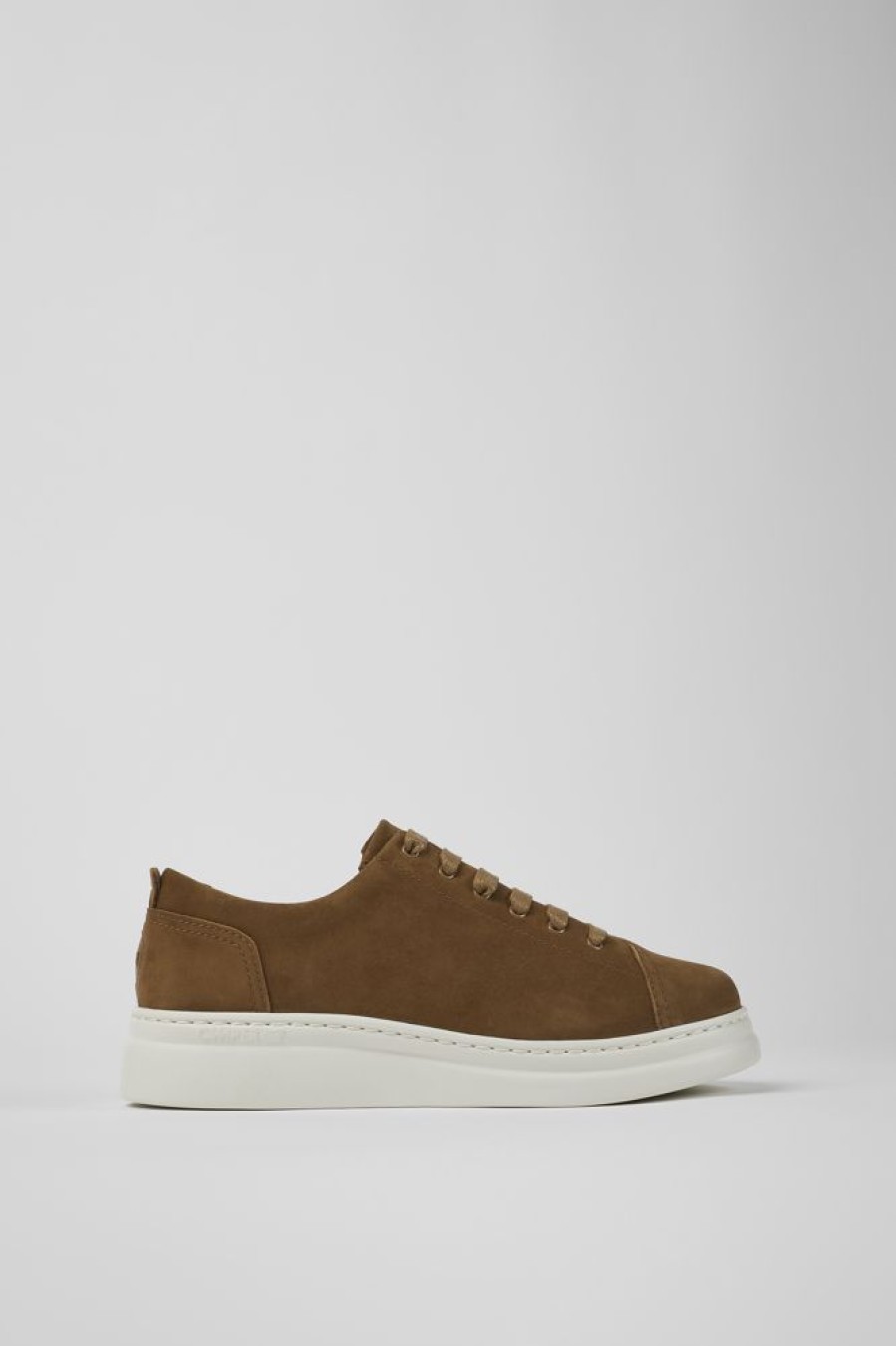 Women CamperLab Sneakers | Brown Nubuck Sneakers For Women