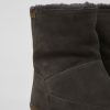 Women CamperLab Boots | Dark Grey Nubuck Ankle Boots For Women