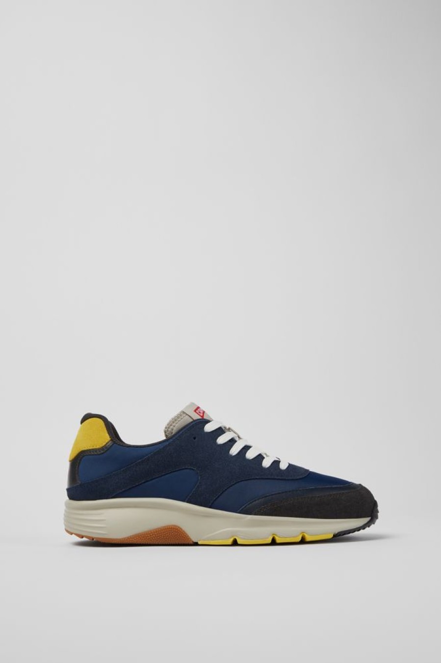 Men CamperLab Sneakers | Multicolored Textile And Nubuck Sneakers For Men