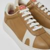 Men CamperLab Sneakers | Brown Leather Sneaker For Men