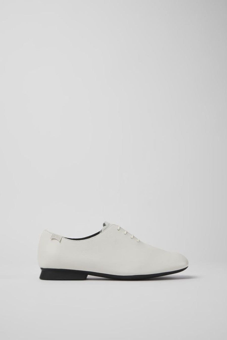 Women CamperLab Formal Shoes | White Leather Shoes For Women