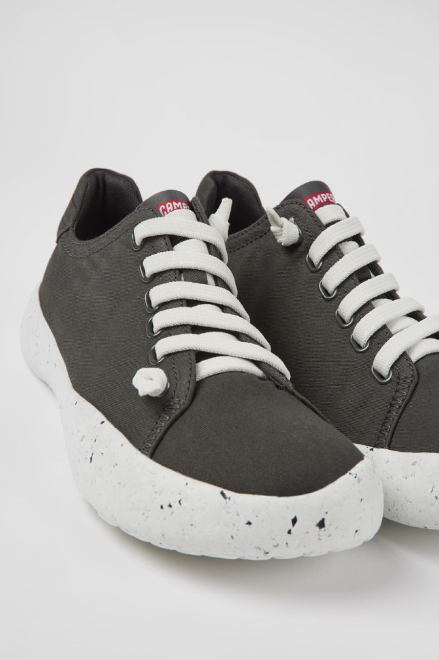 Men CamperLab Sneakers | Gray Textile Sneakers For Men