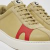 Men CamperLab Sneakers | Beige Suede And Leather Sneakers